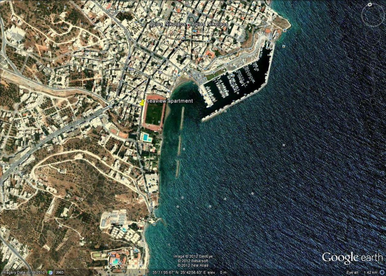 Stunning Seaview Town Apartment Άγιος Νικόλαος Εξωτερικό φωτογραφία
